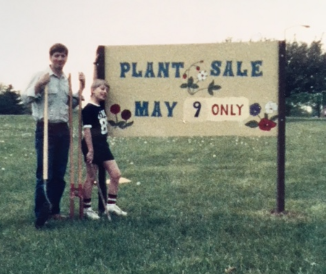 Parish history: plant sale