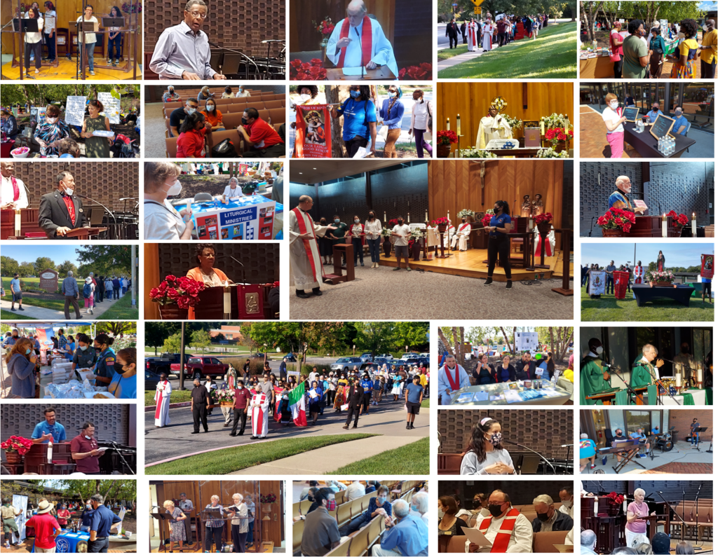 Montage of photos from 2021 Renewal