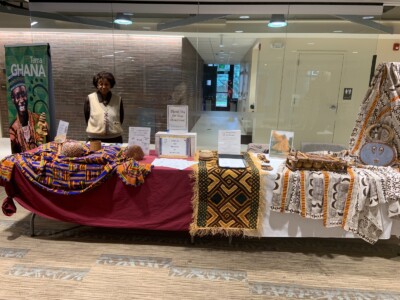Ghana display during Diversity event