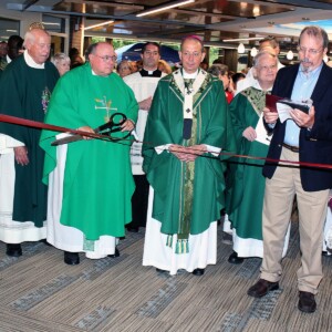 Prayers at ribbon-cutting