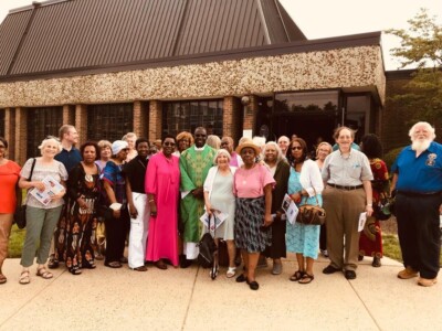 Many parishioners travelled to St. Margaret's for Fr. Ferdinand's first Mass there